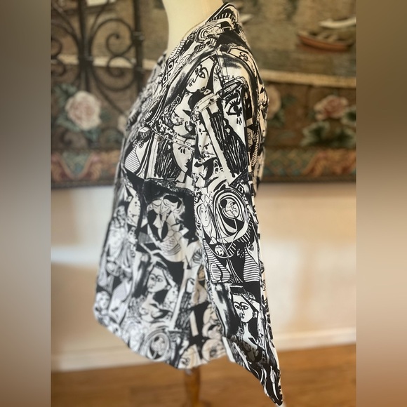 Vintage Picasso Cubism Abstract Art Jacket Size XL - Picture 3 of 13